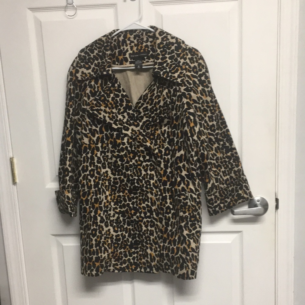 Spring/fall leopard print jacket